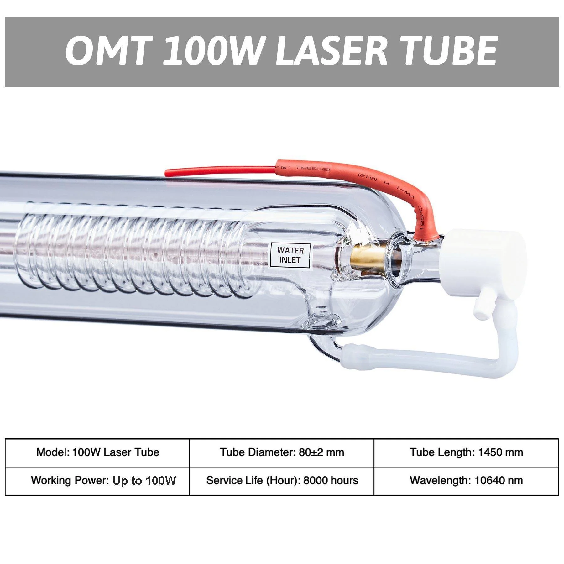 EFR 100W Tube Laser CO2 pour Machine de Gravure et de Découpe Laser - Image 2