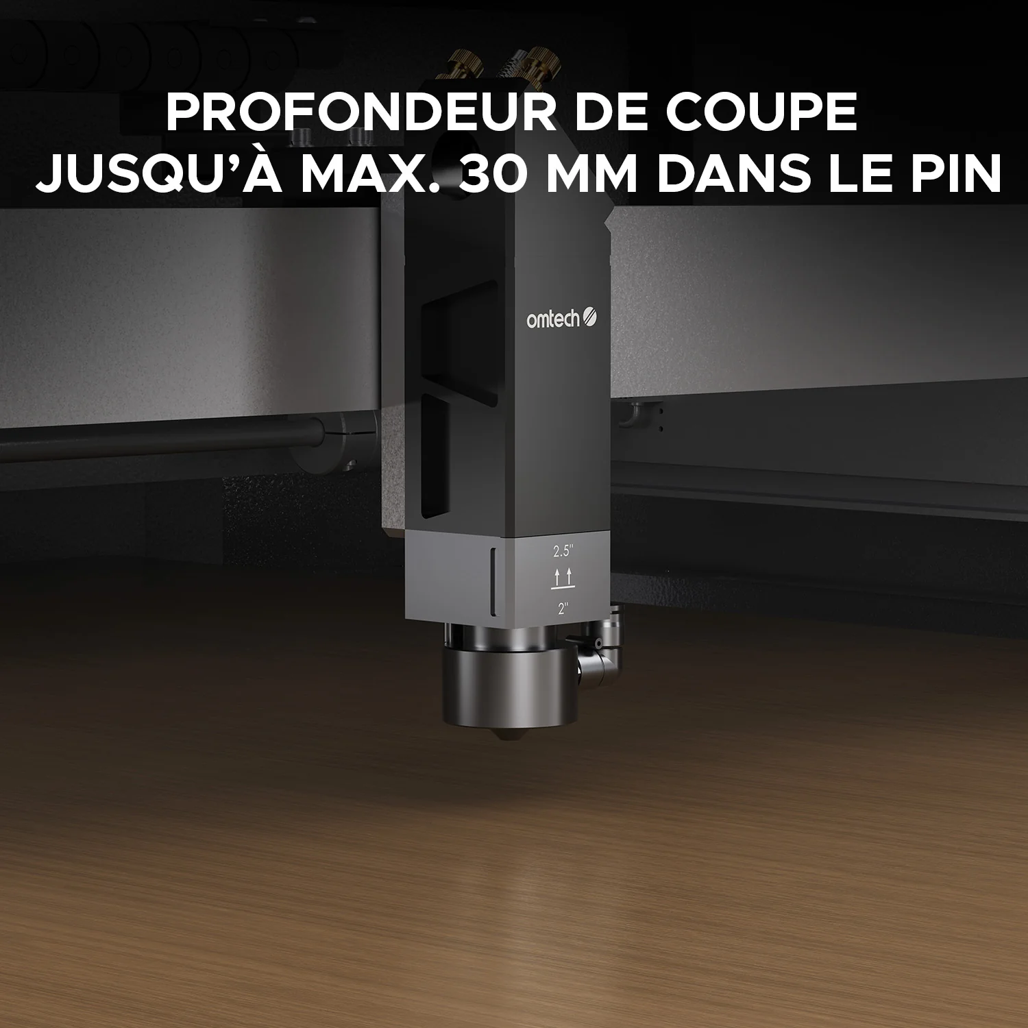 130W/150W Industrielle graveur et découpeur laser CO2 avec vitesse de gravure de 1200 mm/s et refroidisseur d'eau intégré | Pro 3655 - Image 6