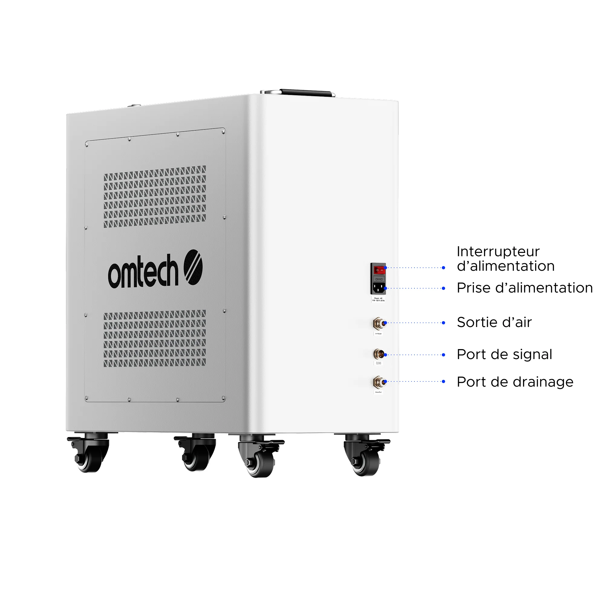 OMTech Module de voie aérienne à pression haute-basse intelligente pour graveurs et découpeurs laser CO2 - Image 8