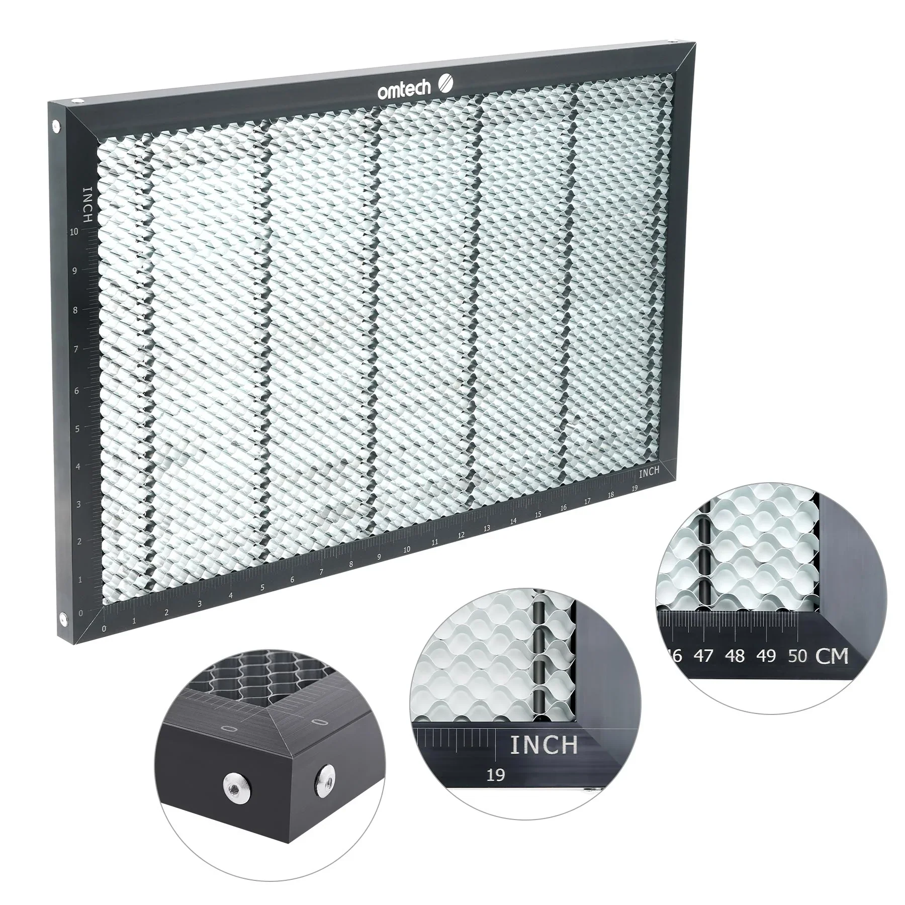Table en nid d'abeille en aluminium pour machines de gravure laser ( sans protection contre la combustion) - Image 4